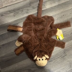 Brown monkey dog/pet costume